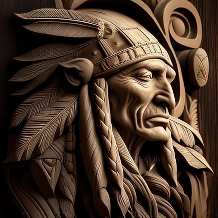 Heads Native American artists